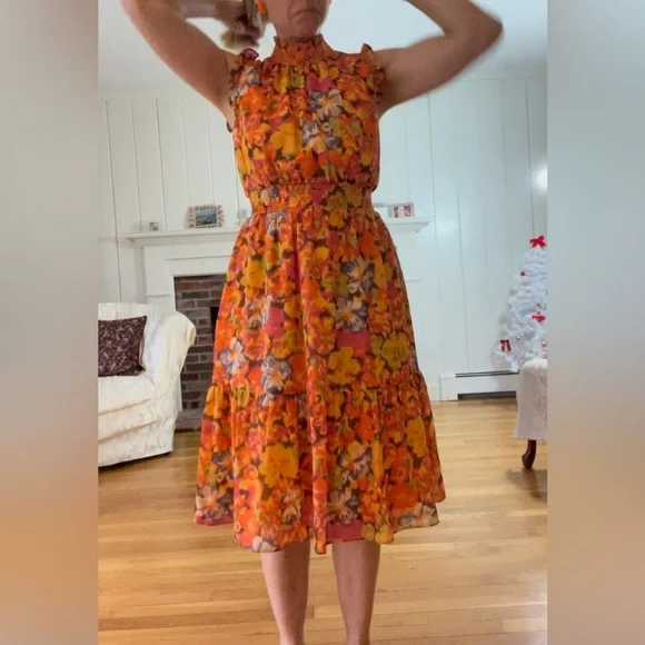 J. Crew Bright Floral Dress - Picture 3 of 11